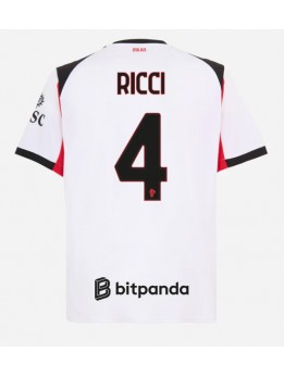 AC Milan Samuele Ricci #4 Auswärtstrikot 2025-26 Kurzarm